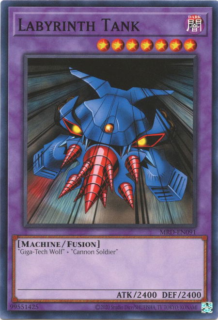Labyrinth Tank - Metal Raiders (25th Anniversary Edition) YuGiOh trading card