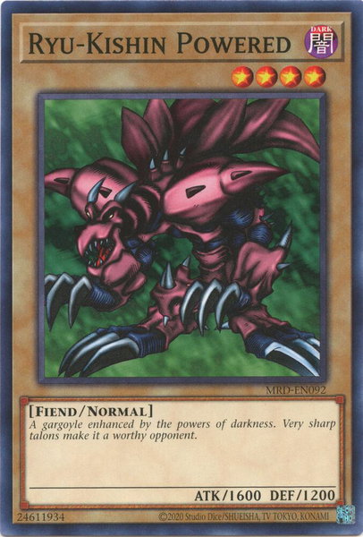 Ryu-Kishin Powered trading card from Metal Raiders (25th Anniversary Edition) Ryu-Kishin Powered - Metal Raiders (25th Anniversary Edition) YuGiOh trading card