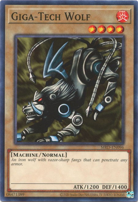 Giga-Tech Wolf - Metal Raiders (25th Anniversary Edition) YuGiOh trading card
