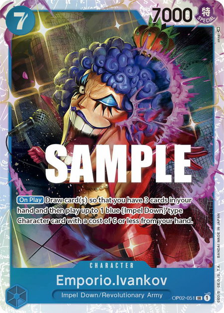 Emporio.Ivankov (051) - Paramount War One Piece trading card