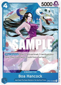 Boa Hancock - Paramount War (OP02) #OP02-059 - Uncommon One Piece Trading Card