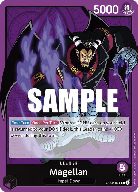Magellan (071) - Paramount War One Piece trading card