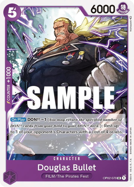 Douglas Bullet - Paramount War One Piece trading card