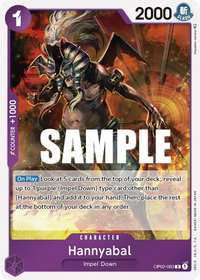 Hannyabal - Paramount War (OP02) #OP02-083 - Rare One Piece Trading Card