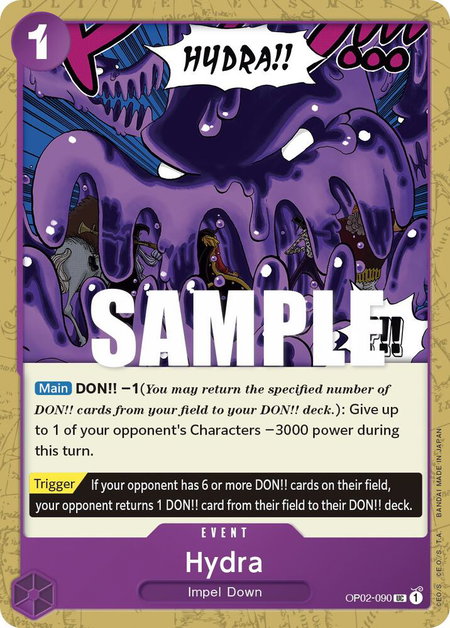 Hydra - Paramount War One Piece trading card