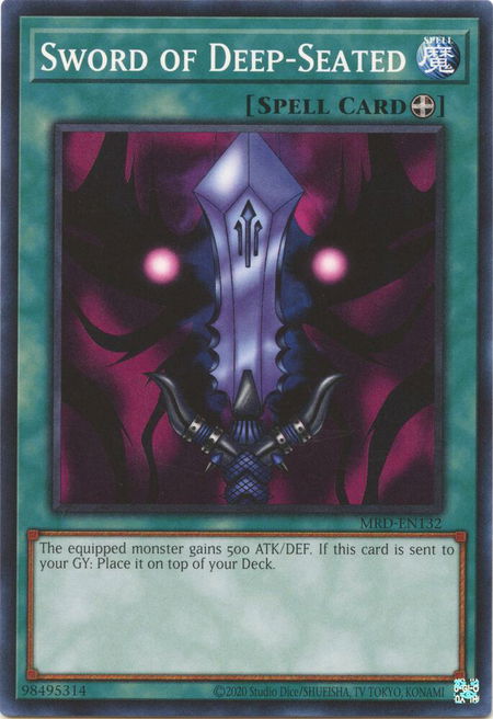 Sword of Deep-Seated - Metal Raiders (25th Anniversary Edition) YuGiOh trading card