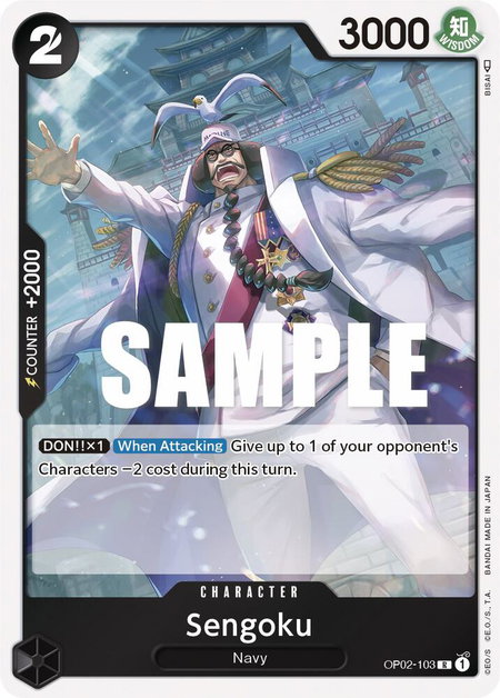 Sengoku - Paramount War One Piece trading card