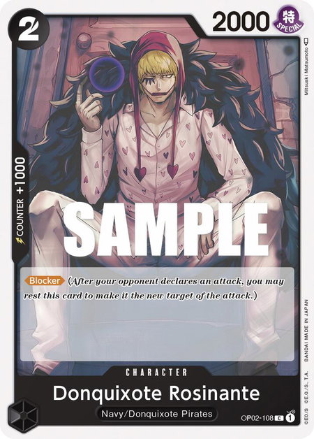 Donquixote Rosinante - Paramount War One Piece trading card