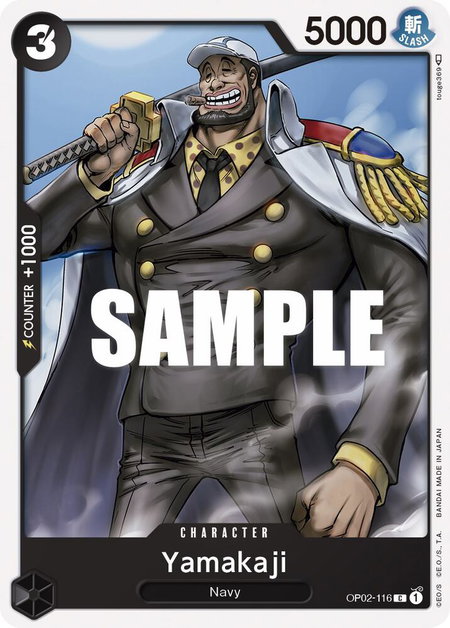 Yamakaji - Paramount War One Piece trading card