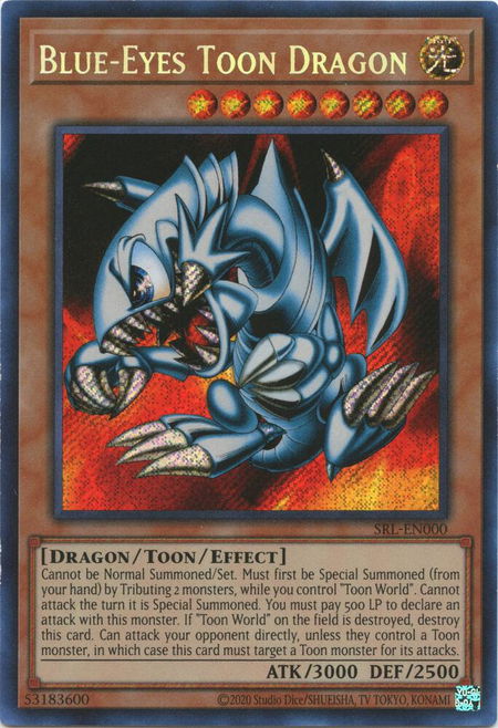 Blue-Eyes Toon Dragon - Spell Ruler (25th Anniversary Edition) YuGiOh trading card