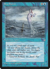 Sea Spirit - Ice Age (ICE) #95 - Uncommon Magic: The Gathering Trading Card