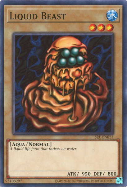 Liquid Beast trading card from Spell Ruler (25th Anniversary Edition) Liquid Beast - Spell Ruler (25th Anniversary Edition) YuGiOh trading card