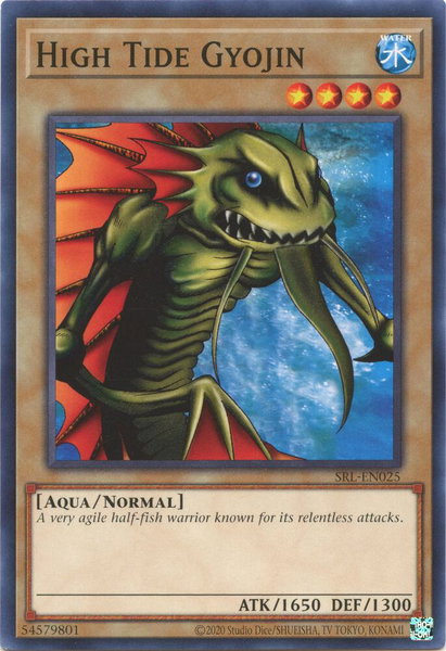 High Tide Gyojin trading card from Spell Ruler (25th Anniversary Edition) High Tide Gyojin - Spell Ruler (25th Anniversary Edition) YuGiOh trading card