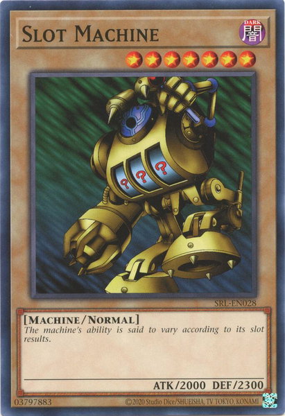 Slot Machine trading card from Spell Ruler (25th Anniversary Edition) Slot Machine - Spell Ruler (25th Anniversary Edition) YuGiOh trading card
