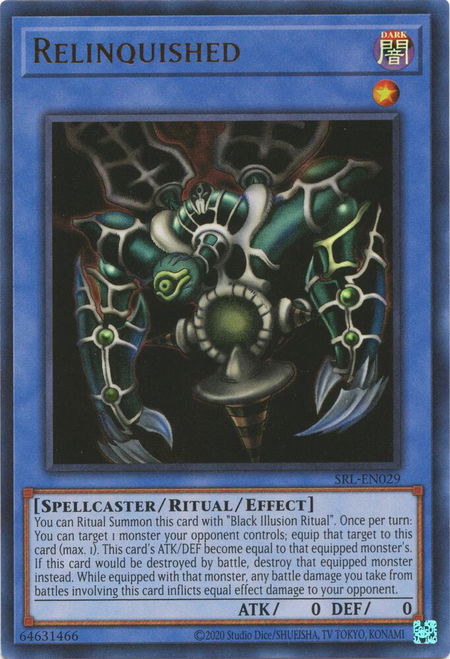 Relinquished - Spell Ruler (25th Anniversary Edition) YuGiOh trading card