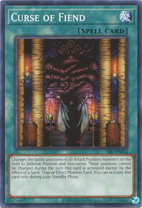 Curse of Fiend - Spell Ruler (25th Anniversary Edition) (SRL-EN) #SRL-EN032 - Common / Short Print YuGiOh Trading Card
