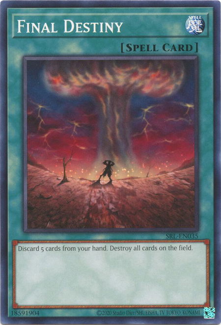 Final Destiny - Spell Ruler (25th Anniversary Edition) YuGiOh trading card