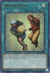 Snatch Steal - Spell Ruler (25th Anniversary Edition) (SRL-EN) #SRL-EN036 - Ultra Rare YuGiOh Trading Card
