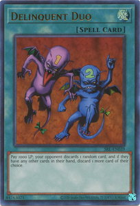 Delinquent Duo - Spell Ruler (25th Anniversary Edition) (SRL-EN) #SRL-EN039 - Ultra Rare YuGiOh Trading Card
