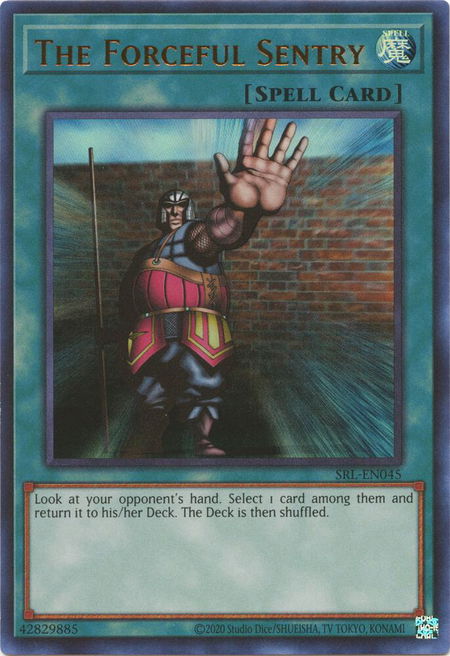 The Forceful Sentry - Spell Ruler (25th Anniversary Edition) YuGiOh trading card