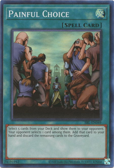 Painful Choice - Spell Ruler (25th Anniversary Edition) YuGiOh trading card