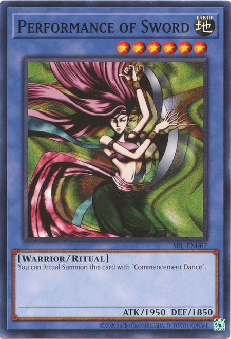 Performance of Sword - Spell Ruler (25th Anniversary Edition) YuGiOh trading card