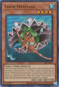 Toon Mermaid - Spell Ruler (25th Anniversary Edition) (SRL-EN) #SRL-EN072 - Ultra Rare YuGiOh Trading Card