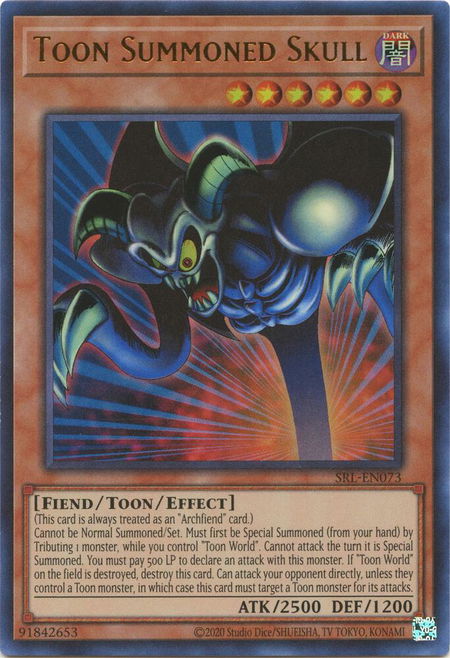 Toon Summoned Skull - Spell Ruler (25th Anniversary Edition) YuGiOh trading card
