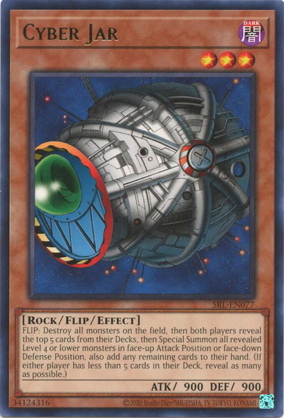 Cyber Jar trading card from Spell Ruler (25th Anniversary Edition) Cyber Jar - Spell Ruler (25th Anniversary Edition) YuGiOh trading card
