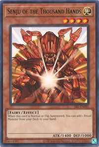 Senju of the Thousand Hands - Spell Ruler (25th Anniversary Edition) (SRL-EN) #SRL-EN080 - Rare YuGiOh Trading Card