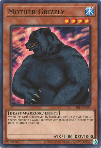 Mother Grizzly trading card from Spell Ruler (25th Anniversary Edition) Mother Grizzly - Spell Ruler (25th Anniversary Edition) YuGiOh trading card