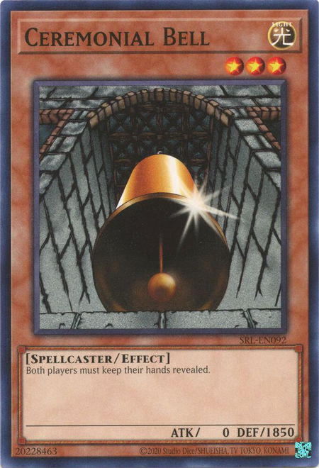Ceremonial Bell - Spell Ruler (25th Anniversary Edition) YuGiOh trading card