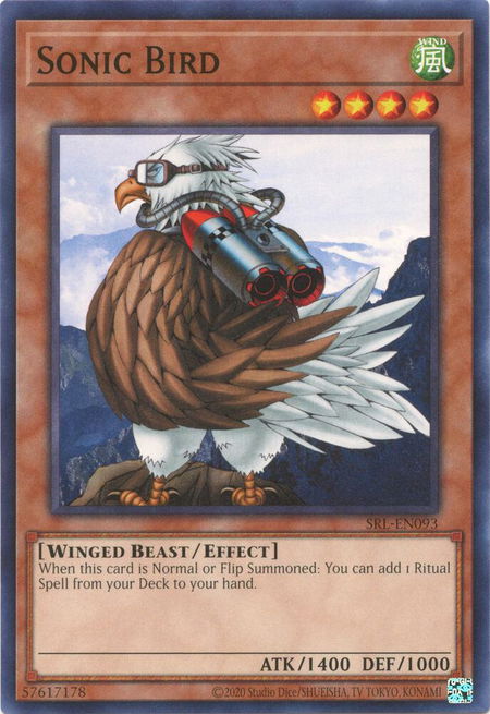 Sonic Bird - Spell Ruler (25th Anniversary Edition) YuGiOh trading card