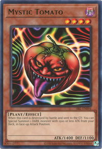 Mystic Tomato - Spell Ruler (25th Anniversary Edition) (SRL-EN) #SRL-EN094 - Rare YuGiOh Trading Card