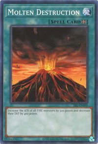 Molten Destruction - Spell Ruler (25th Anniversary Edition) (SRL-EN) #SRL-EN098 - Common / Short Print YuGiOh Trading Card