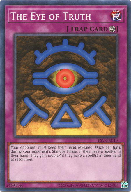 The Eye of Truth - Pharaoh's Servant (25th Anniversary Edition) YuGiOh trading card