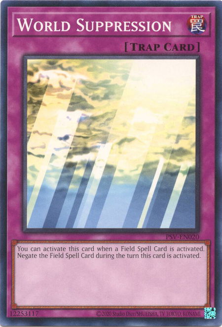 World Suppression - Pharaoh's Servant (25th Anniversary Edition) YuGiOh trading card