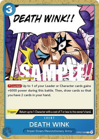 DEATH WINK - Paramount War Pre-Release Cards (OP02 PRE) #OP02-069 - Common One Piece Trading Card