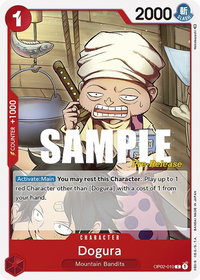 Dogura - Paramount War Pre-Release Cards (OP02 PRE) #OP02-010 - Common One Piece Trading Card