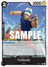 Fullbody - Paramount War Pre-Release Cards (OP02 PRE) #OP02-111 - Common One Piece Trading Card