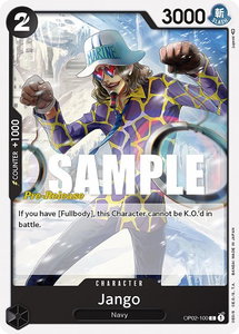 Jango - Paramount War Pre-Release Cards (OP02 PRE) #OP02-100 - Common One Piece Trading Card