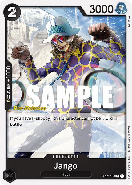 Jango - Paramount War Pre-Release Cards One Piece trading card