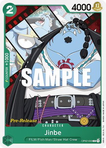 Jinbe - Paramount War Pre-Release Cards (OP02 PRE) #OP02-033 - Common One Piece Trading Card