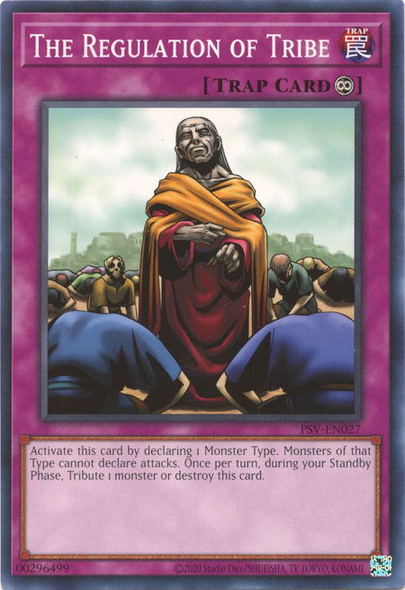 The Regulation of Tribe - Pharaoh's Servant (25th Anniversary Edition) YuGiOh trading card