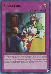 Ceasefire - Pharaoh's Servant (25th Anniversary Edition) (PSV-EN) #PSV-EN030 - Ultra Rare YuGiOh Trading Card