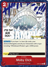 Moby Dick - Paramount War Pre-Release Cards (OP02 PRE) #OP02-024 - Common One Piece Trading Card