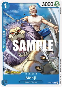 Mohji - Paramount War Pre-Release Cards (OP02 PRE) #OP02-060 - Common One Piece Trading Card