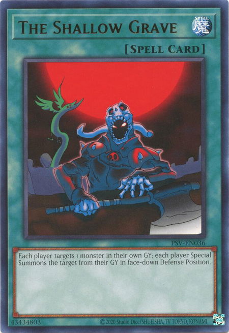 The Shallow Grave - Pharaoh's Servant (25th Anniversary Edition) YuGiOh trading card