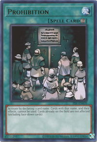 Prohibition - Pharaoh's Servant (25th Anniversary Edition) (PSV-EN) #PSV-EN039 - Rare YuGiOh Trading Card