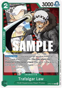 Trafalgar Law - Paramount War Pre-Release Cards (OP02 PRE) #OP02-035 - Common One Piece Trading Card